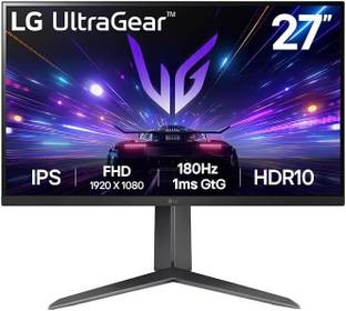 LG ULTRAGEAR 68.58 cm (27 inch) Full HD LED Backlit IPS Panel Gaming Monitor (27GS65F-(1920 X1080)-99%sRGB,HDMI,DP,NVIDIA G-Sync Compatible,HDR10,Height,Pivot)