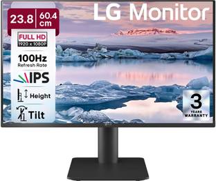 LG UltraGear 60.96 cm (24 inch) Full HD LED Backlit IPS Panel 23.8 (60.4cm) IPS Full HD display, 100Hz...
