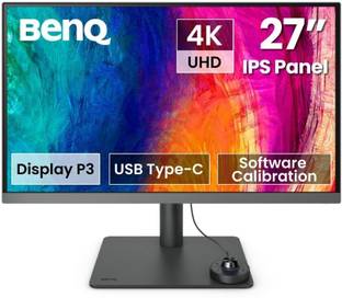 BenQ PD2706U 68.58 cm (27 inch) 4K Ultra HD LED Backlit IPS Panel with 90W USB-C, P3, sRGB, Rec.709, D...