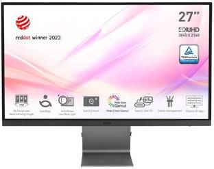 MSI 68.58 cm (27 inch) 4K Ultra HD IPS Panel with USB-C Connectivity, HDR Support, and Ultra-Slim Desi...