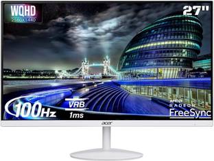 Acer 68.58 cm (27 inch) WQHD LED Backlit IPS Panel with HDR10, 2X1W Inbuilt Speakers, Flicker , Blue Light Shield, Ultra Thin Monitor (SA272U)