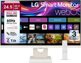 LG 62.23 cm (25 inch) Full HD IPS Panel with webOS, ThinQ Home Dashboard, ThinQ App, Remote Control, x...