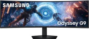 Samsung Odyssey G9 124.46 cm (49 inch) Curved DQHD LED Backlit VA Panel with 1000R Curvature, VESA DisplayHDR 600, HDR10+, Height Adjustable Stand Gaming Monitor (LS49FG910EWXXL)