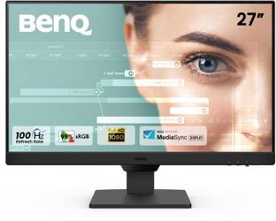 BenQ GW2790 68.58 cm (27 inch) Full HD LED Backlit IPS Panel 99% sRGB, Eye-careU, Dual HDMI, Display Port, Bezel-Less, Eyesafe, VESA MediaSync, Brightness Intelligence, Low Blue Light, Speakers 2Wx2, VESA Wall mountable Monitor (GW2790)
