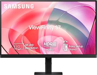 Samsung ViewFinity S7 81.28 cm (32 inch) 4K Ultra HD VA Panel with 1.07 billion colors, HDR10, Easy Se...