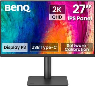 BenQ PD2706QN 68.58 cm (27 inch) Quad HD LED Backlit IPS Panel with 95% P3, 100% sRGB/Rec.709, 90W USB...