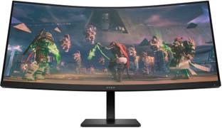 HP 86.36 cm (34 inch) Curved WQHD VA Panel Gaming Monitor (OMEN 34c)