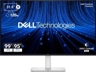 DELL 81.28 cm (32 inch) 4K Ultra HD LED Backlit VA Panel with HDR10, 99% SRGB, 95% DCI-P3, 3000:1 Cont...