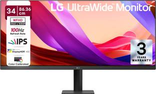LG UltraWide 86.36 cm (34 inch) WFHD IPS Panel 34-inch 21:9 WFHD (2560x1080) IPS Display, 3-Side Virtu...