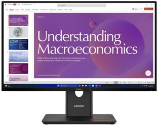 Lenovo T Series 60.45 cm (24 inch) Full HD LED Backlit IPS Panel Monitor (T24D-40)