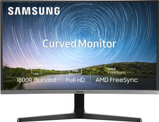 Samsung 68.58 cm (27 inch) Curved Full HD LED Backlit VA Panel with HDMI, Audio Ports, 1800R,Flicker F...
