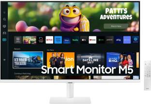 SAMSUNG M5 27 inch Full HD VA Panel with embedded TV Apps, PC-less productivity with Samsung DeX, Offi...