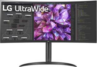 LG 86.36 cm (34 inch) Curved Quad HD IPS Panel Monitor (34WQ75C-BL.ATRLMKN)