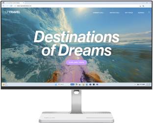 Lenovo L Series 60.96 cm (24 inch) Full HD IPS Panel with 3Wx2 Speakers, 99%sRGB, 1x USB-C (PD 3.0 75W...