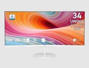 MSI 86.36 cm (34 inch) Curved HD VA Panel Monitor (PRO MP341CQW E12)