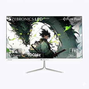 ZEBRONICS 63.5 cm (25 inch) Full HD LED Backlit IPS Panel Monitor (MONITOR ZEB-A25FHD LED)