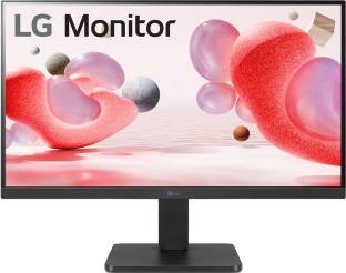 LG 21.45 inch Full HD VA Panel with 3-Side Borderless Display,Tilt-able Stand, Black Stabilizer, OnScr...