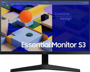 SAMSUNG 60.96 cm (24 inch) Full HD LED Backlit IPS Panel with 3-Sided Borderless Display, Game & Free Sync Mode, Eye Saver Mode & Flicker Free Monitor (LS24C310EAWXXL)