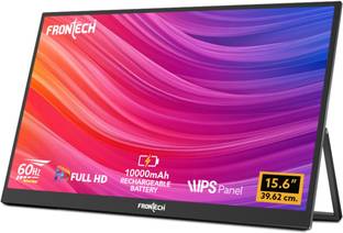 Frontech - 39.62 cm (16 inch) Full HD IPS Panel Monitor (Portable LED Monitor – 10000mAh Rechargeable ...