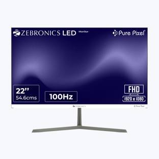 ZEBRONICS 55.88 cm (22 inch) Full HD LED Backlit VA Panel Gaming Monitor (Zeb-A122 FHD LED)