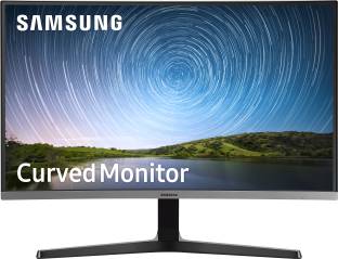 SAMSUNG 27 inch Curved Full HD LED Backlit VA Panel with HDMI, Audio Ports, 1800R,Flicker Free, Slim D...