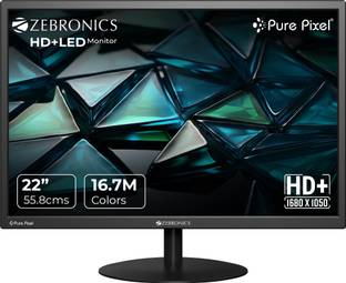 ZEBRONICS V22HD 55.88 cm (22 inch) HD+ TN Panel Monitor (Zeb-V22HD+ LED)