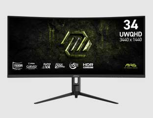 MSI 86.36 cm (34 inch) Curved HD VA Panel Gaming Monitor (MAG 342CQRF E20)