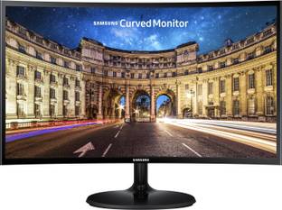SAMSUNG 60.96 cm (24 inch) Curved Full HD VA Panel with HDMI, Audio Ports, 1800R,Flicker Free, Slim Design Monitor (LC24F392FHWXXL)