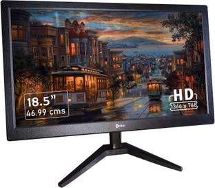 Enter HD 46.99 cm (19 inch) HD LED Backlit TN Panel Monitor (Matte Finish,Slim Design, Wall Mountable ...