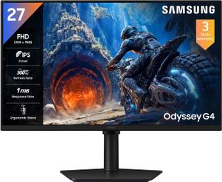 Samsung Odyssey G4 (G40H) 68.58 cm (27 inch) Full HD LED Backlit IPS Panel Gaming Monitor (LS27HG400EW...