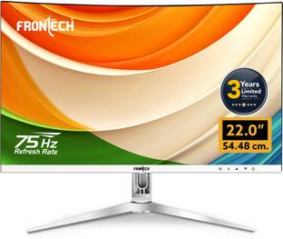 Frontech Ultima Series 55.88 cm (22 inch) Curved Full HD LED Backlit VA Panel Monitor (MON-0079C)