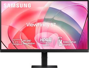 SAMSUNG ViewFinity S7 68.58 cm (27 inch) 4K Ultra HD IPS Panel with 1.07 billion colors, HDR10, Easy S...