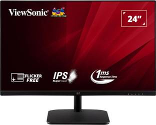 ViewSonic SuperClear 60.96 cm (24 inch) WXGA IPS Panel Monitor (VA2432-H,1920 x 1080, AntiGlare, Flick...