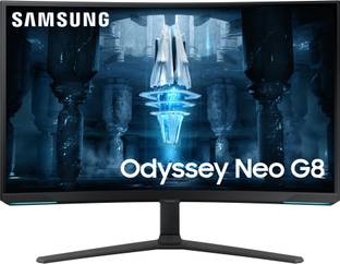 SAMSUNG Odyssey Neo G8 32 inch Curved 4K Ultra HD VA Panel with Height Adjustable Stand, Quantum HDR 2...