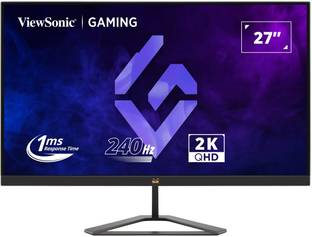 ViewSonic SuperClear 2K QHD 68.58 cm (27 inch) Quad HD LED Backlit IPS Panel Gaming Monitor (VX2758A-2...