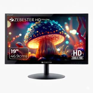 ZEBRONICS ZEBESTER E SERIES MONITOR 46.99 cm (19 inch) HD LED Backlit VA Panel Monitor (ZEB-Z-E19HD LE...