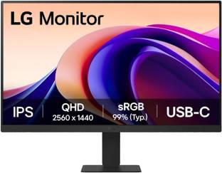 LG QHD Series 68.58 cm (27 inch) Quad HD IPS Panel with sRGB 99% (Typ.), HDR10, USB-C with PD 15W, HDM...