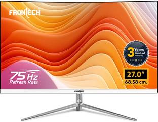 Frontech Ultima Series 68.58 cm (27 inch) Curved Full HD LED Backlit VA Panel Monitor (MON-0085)