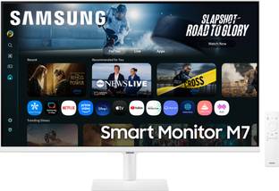 Samsung M7 Series 80.0 cm (32 inch) 4K Ultra HD LED Backlit VA Panel with In-built Speaker, Smart TV A...