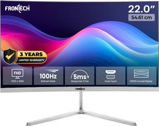 Frontech Ultima Series 55.88 cm (22 inch) Full HD LED Backlit VA Panel Monitor (MON-0079C)