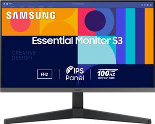 Samsung 68.58 cm (27 inch) Full HD IPS Panel Flicker-Free, HDMI, Display Port, Bezel-less Design Flat ...