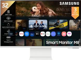 Samsung M8 Series 80.0 cm (32 inch) 4K Ultra HD LED Backlit VA Panel with� In-built Speaker, SlimFit C...