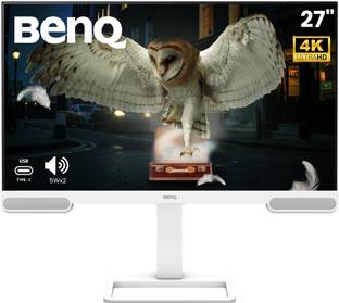 BenQ EW2790U 68.58 cm (27 inch) 4K Ultra HD LED Backlit IPS Panel with 95% P3, AI Contrast, 5WX2 treVo...