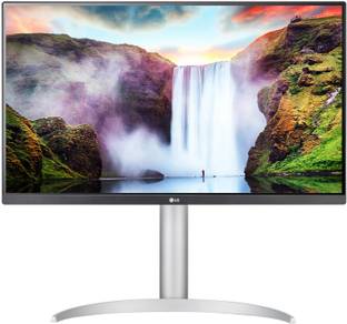LG Ultra Fine Monitor 68.58 cm (27 inch) 4K Ultra HD LED Backlit IPS Panel with VESA DisplayHDR 400, USB-Type C, DCI-P3 95% Color Gamut, 3-Side Virtually Borderless Display, Height/Pivot/Tilt Adjustable Stand Monitor (27UP850N-WT.ATRDCKN)