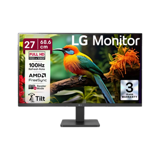 LG MR400 68.58 cm (27 inch) Full HD LED Backlit IPS Panel with 3-Side Borderless Display,Tilt-able Sta...