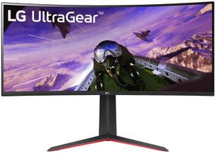 LG ULTRAGEAR 21:9 86.36 cm (34 inch) Curved UWQHD LED Backlit VA Panel Gaming Monitor (34GP63A-(3440 X...