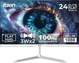 Foxin 54.61 cm (22 inch) Full HD LED Backlit IPS Panel Monitor (21.5 Inch FHD Flat LED Monitor 1920x10...