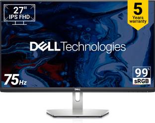 DELL S Series 68.58 cm (27 inch) Full HD IPS Panel with 5-Years warranty, 99% sRGB, Low Blue Light tec...