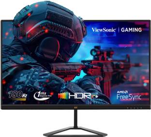 ViewSonic 60.96 cm (24 inch) Full HD IPS Panel with HDR10, 104 sRGB, Eye Care, Wall Mount, Tilt, 2 x H...