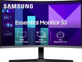 Samsung S3 Curved 80.01 cm (32 inch) Curved Full HD LED Backlit VA Panel with 1500R Curvature, D-Sub, ...